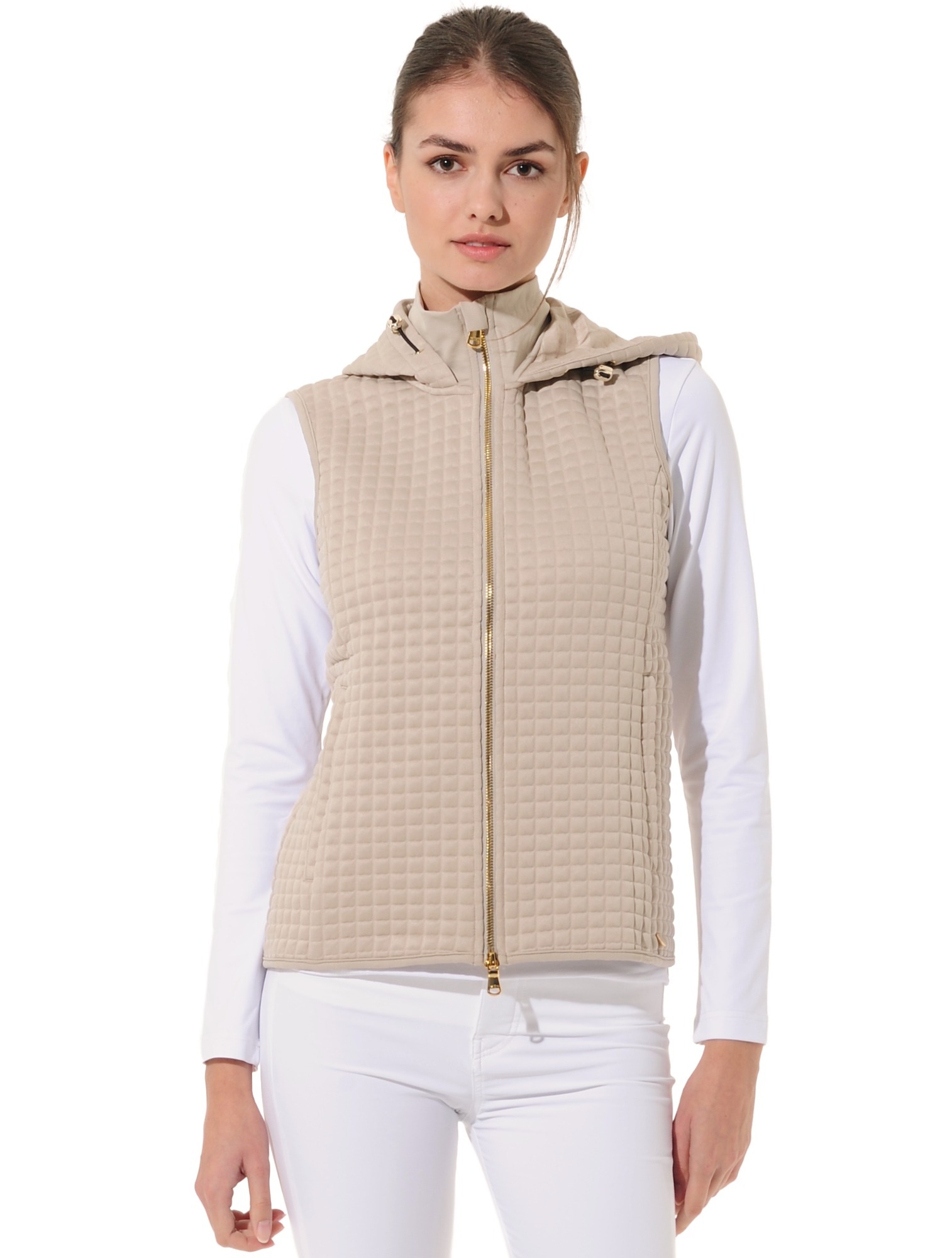 Veruno vest light taupe