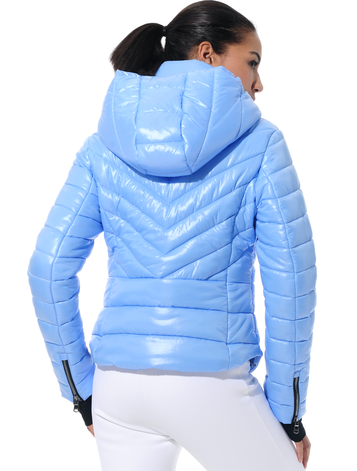 Baby blue winter jacket shops