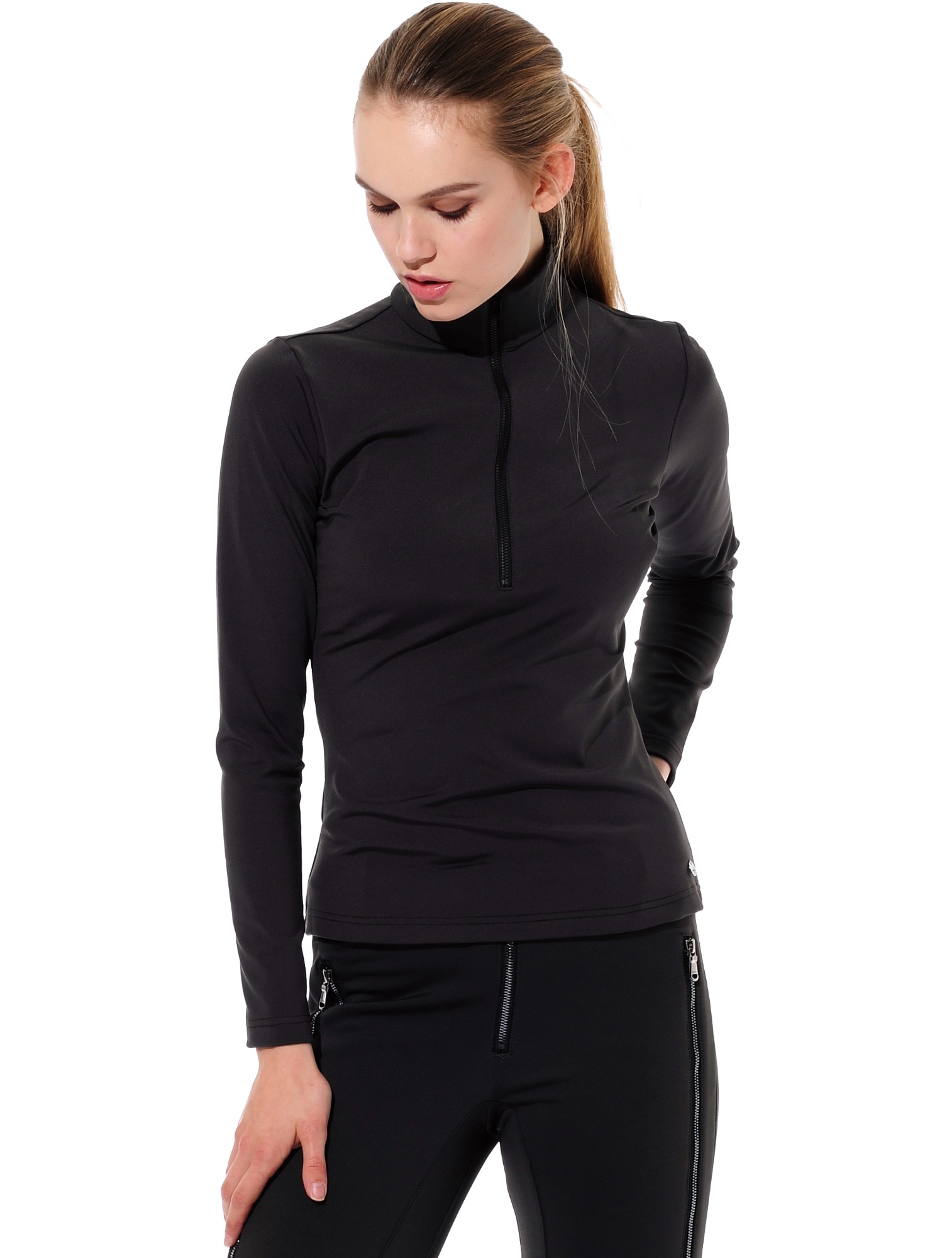 Softex Zip Longsleeve lava