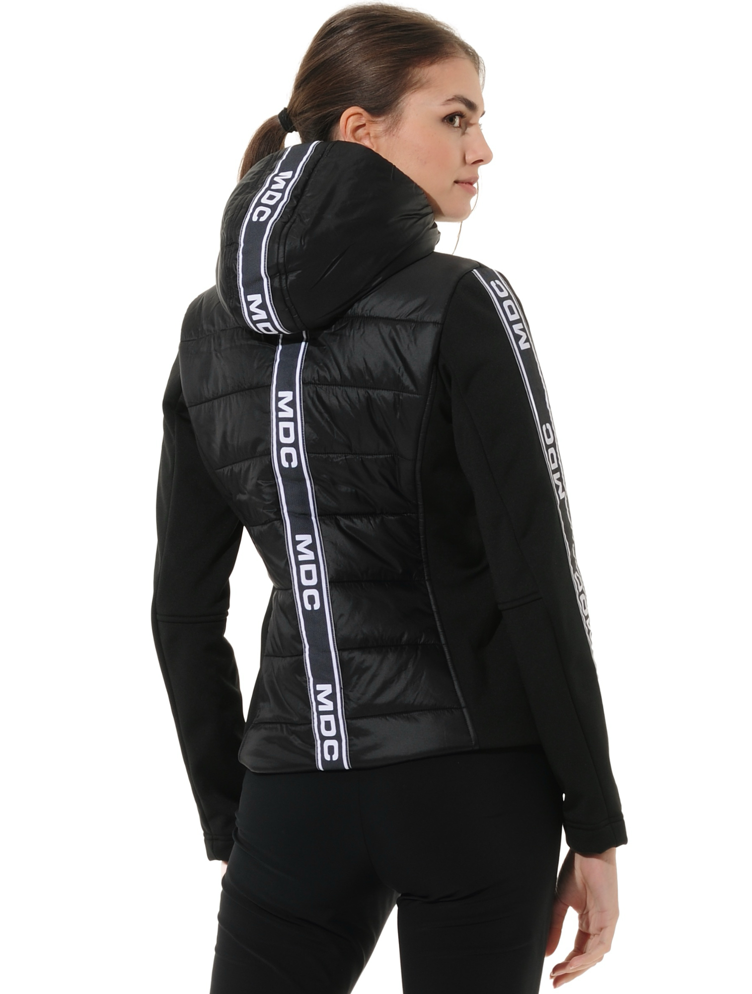 Power Stretch Hybridjacke black