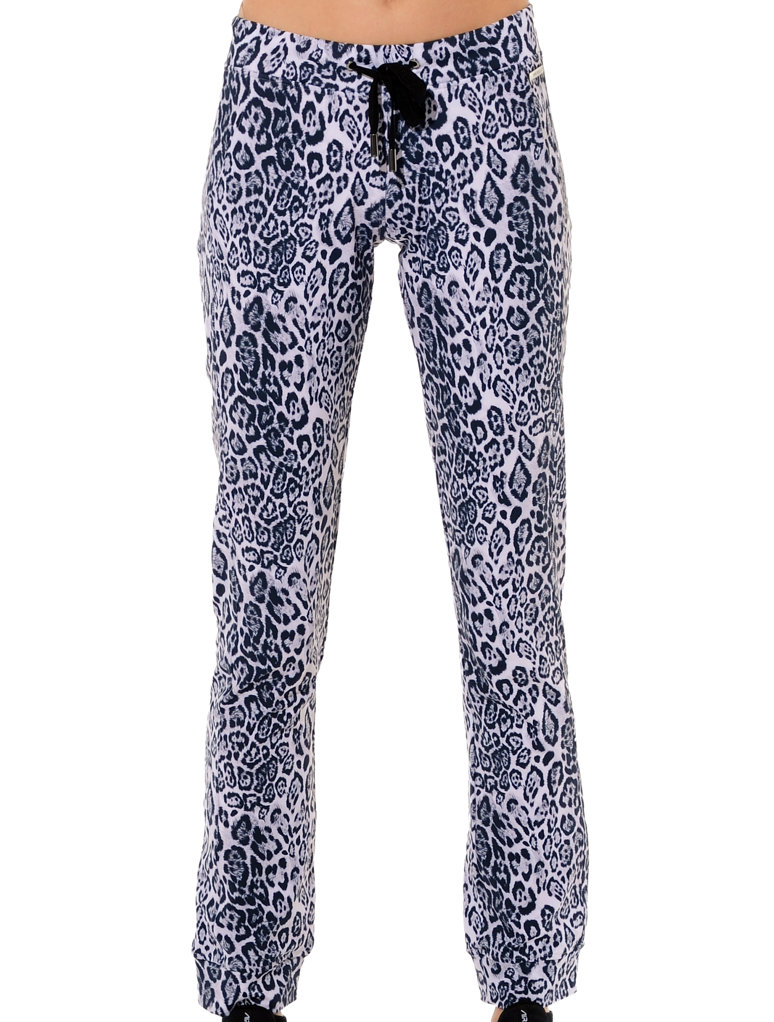 Leo print track pants grey 