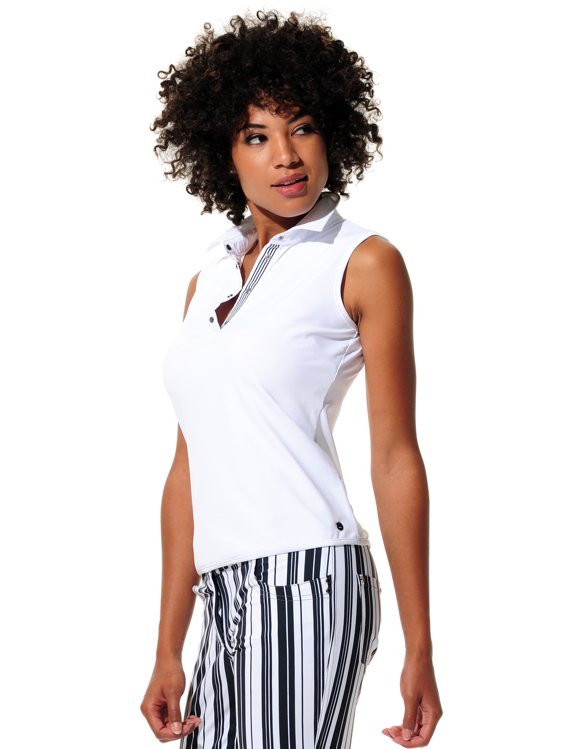 Meryl polo shirt white 