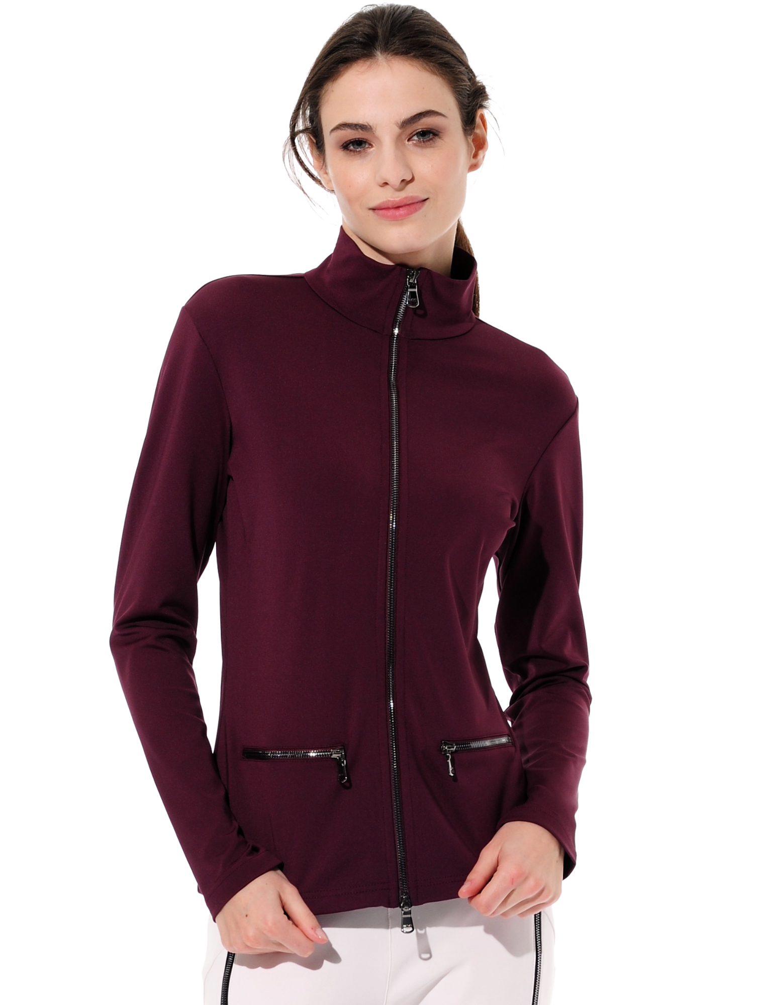 Softex stretch jacket burgundy