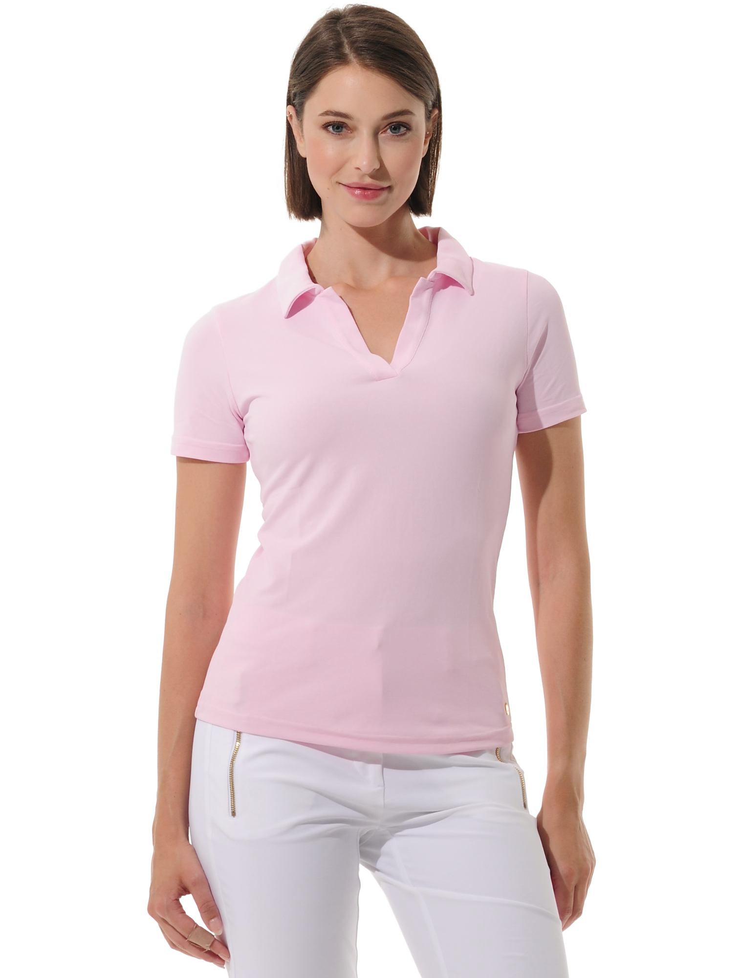 Pique golf polo shirt macaron