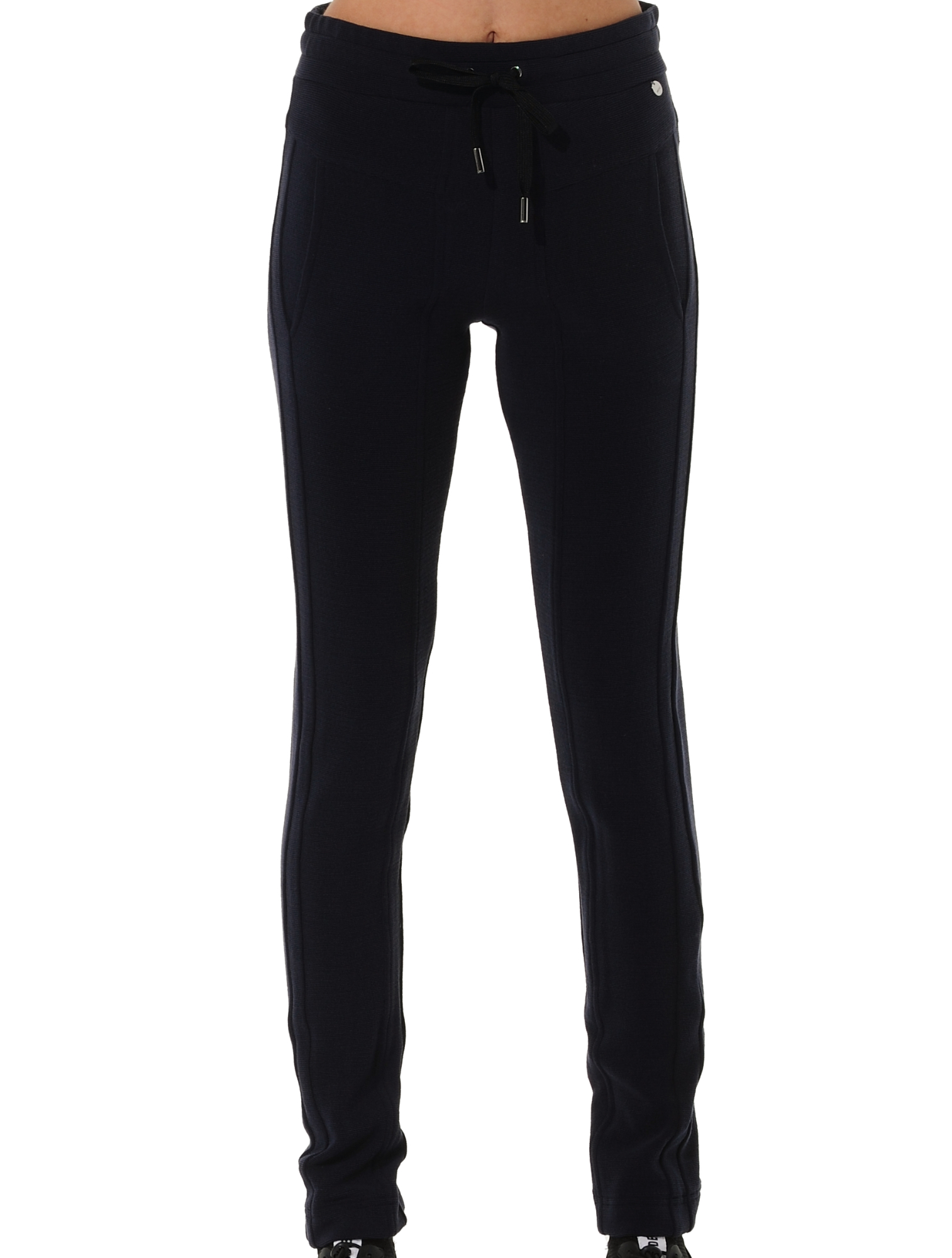 Towelling slim sports leisure pants night blue