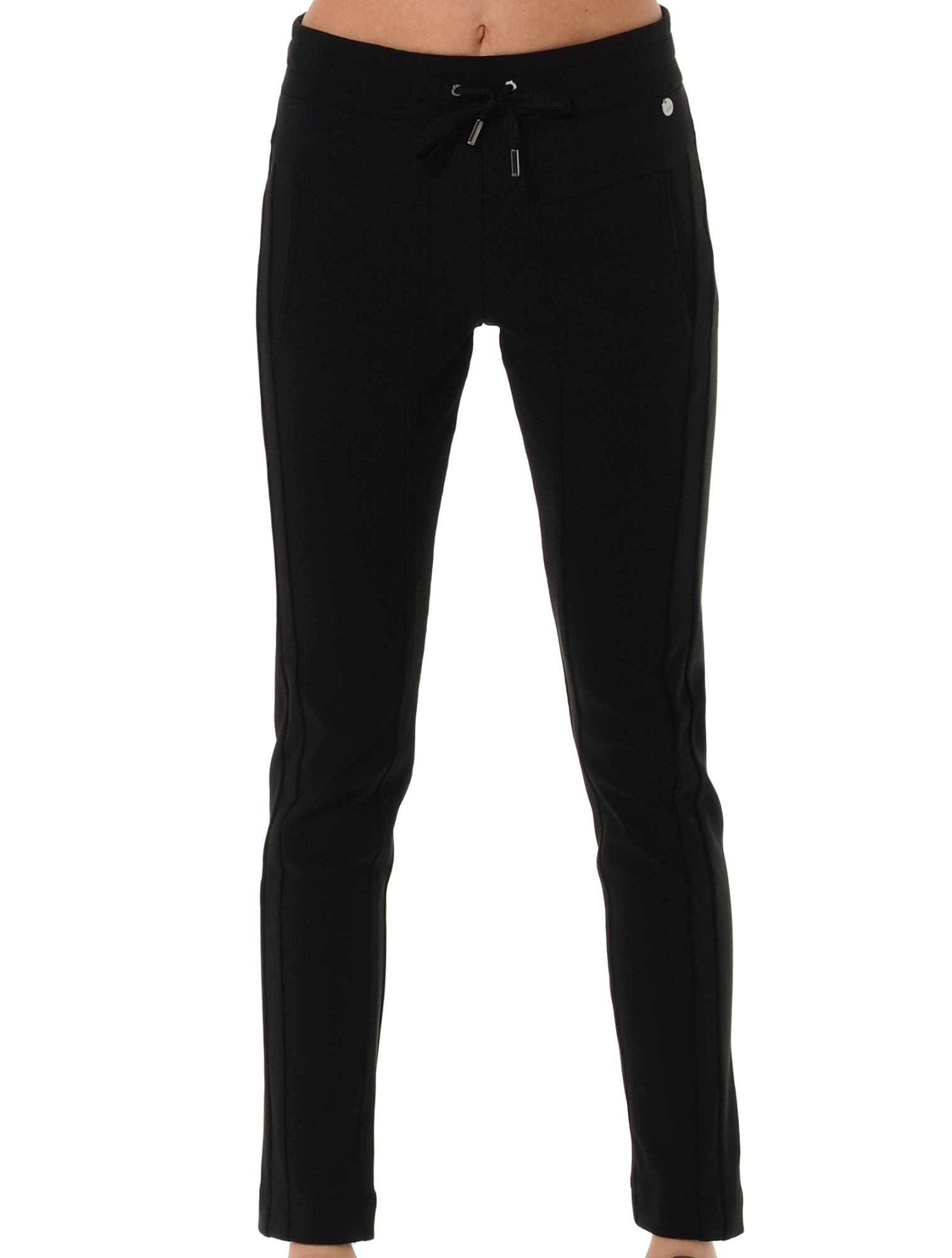 Stelvio Slim Sports Leisure Pants black