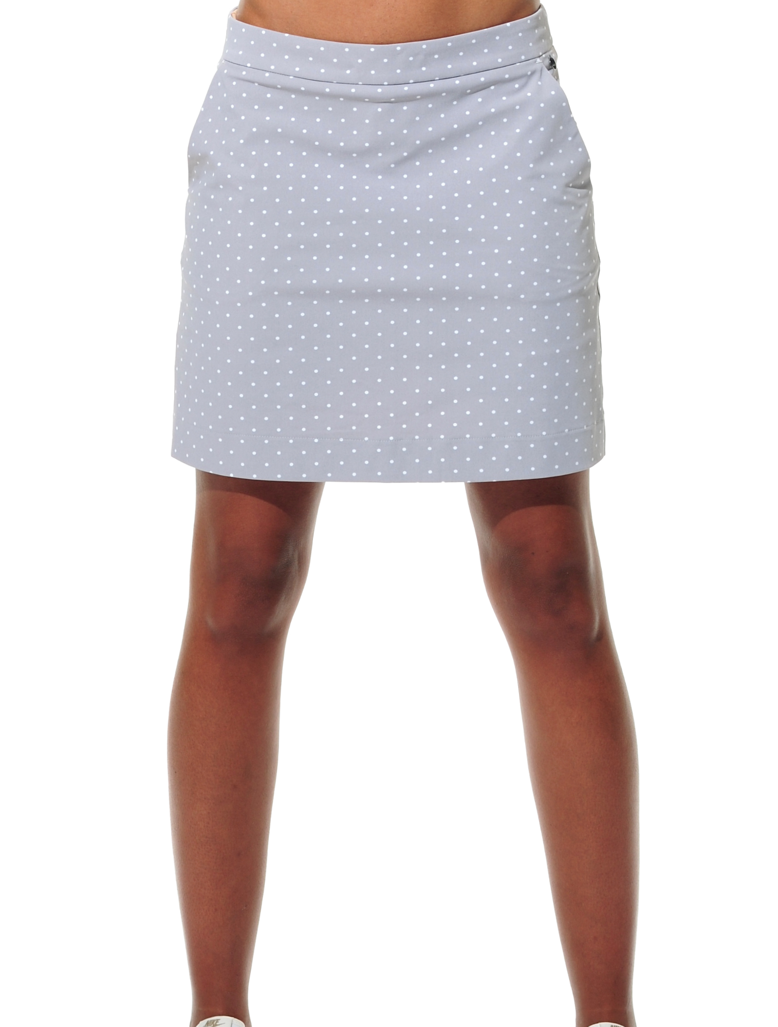 4way stretch print golf skort cement 