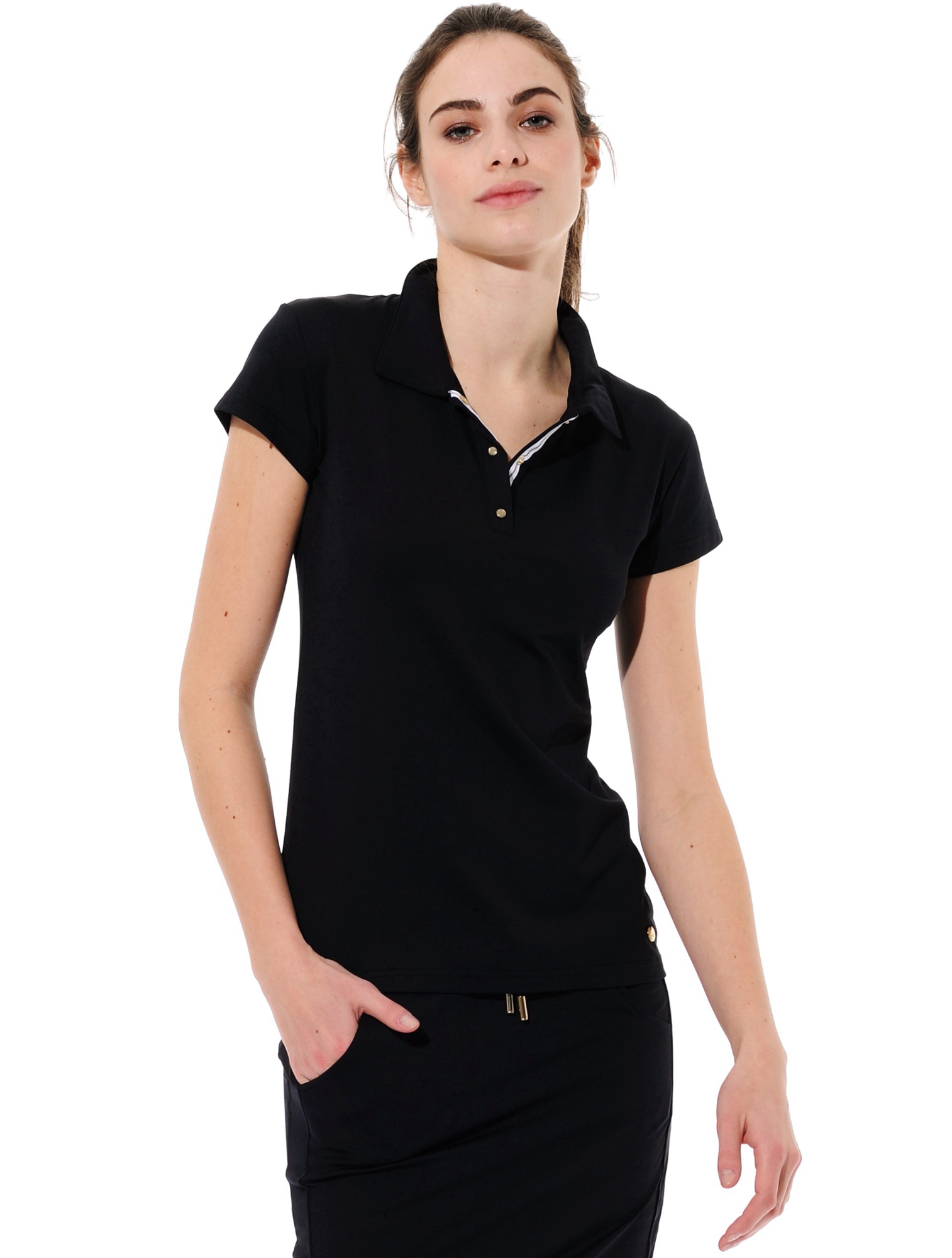 Meryl polo shirt black 