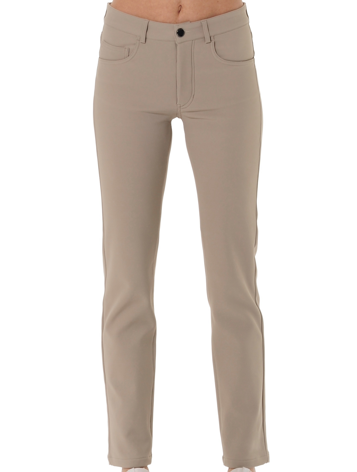 Thermo Straight Cut Pants taupe