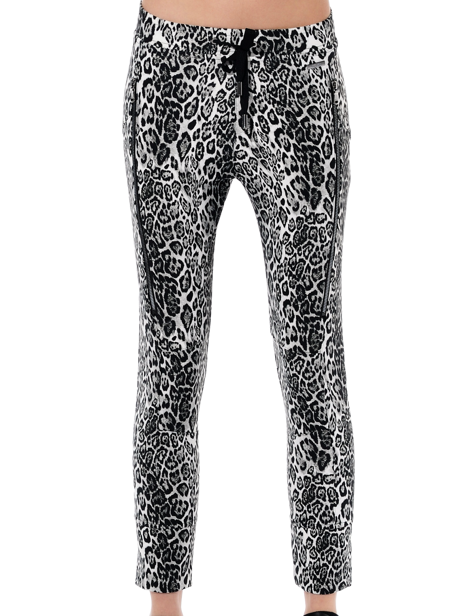 shape stretch print jag pants grey 