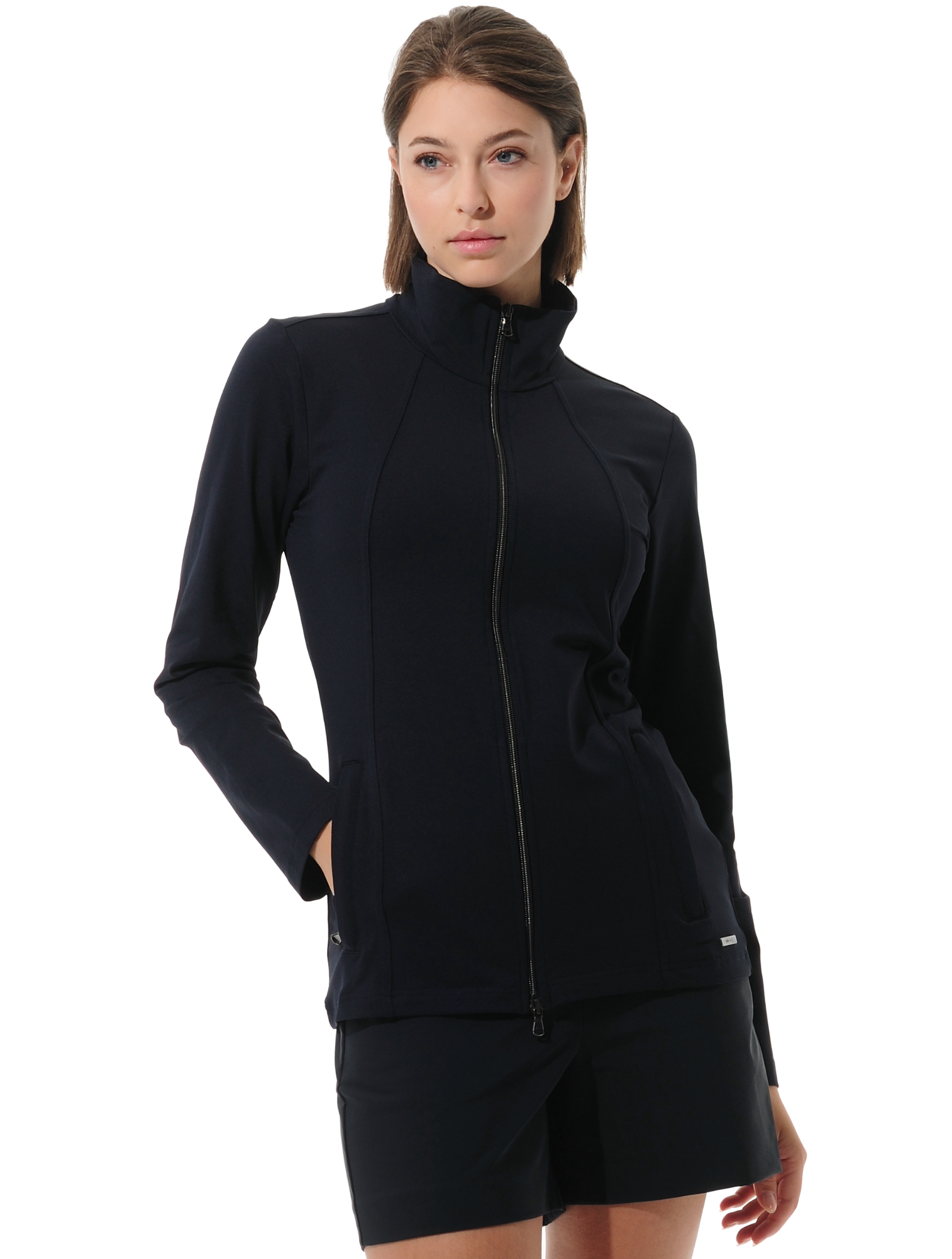 Jersey golf full zip midlayer night blue 