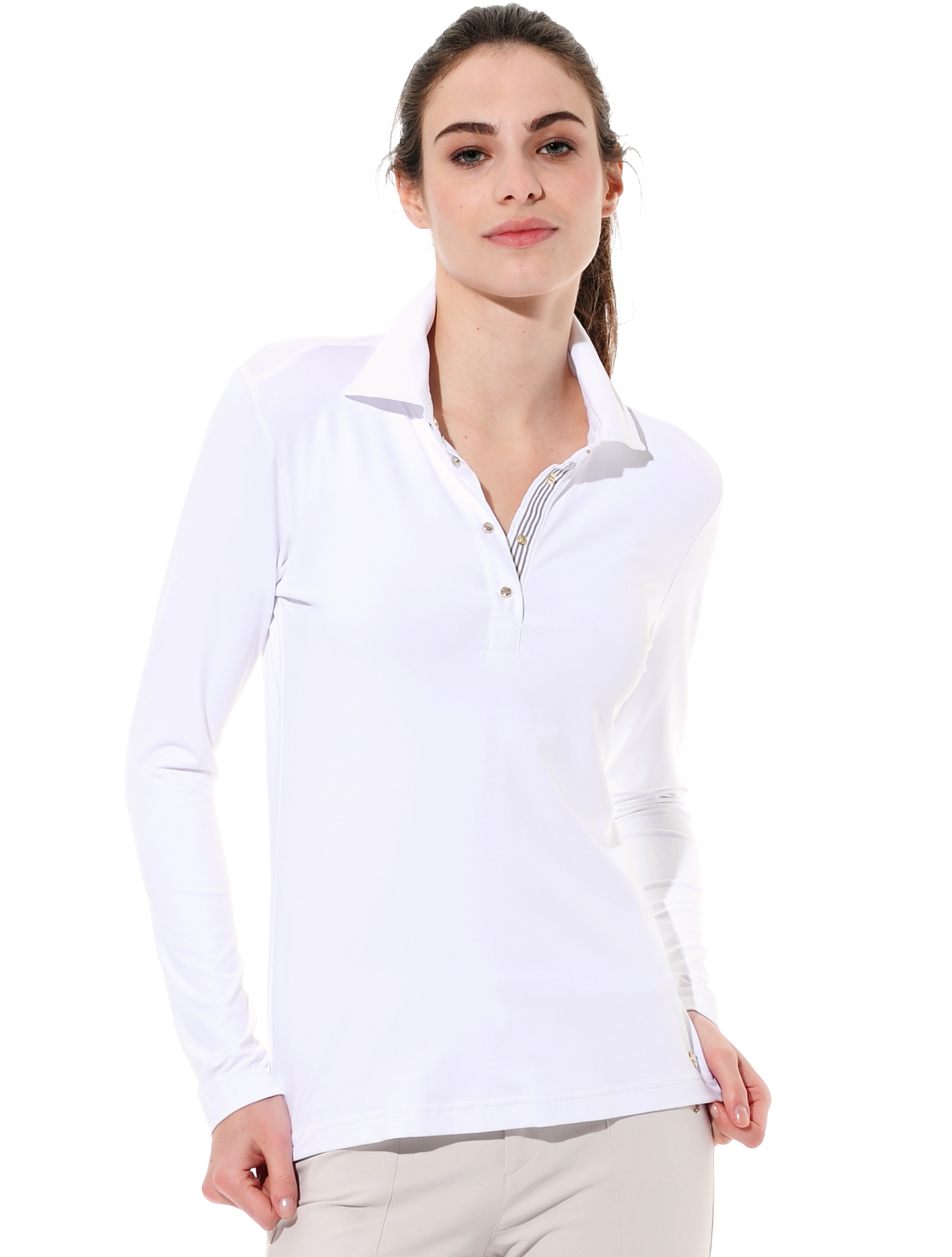 Meryl Golf Poloshirt white