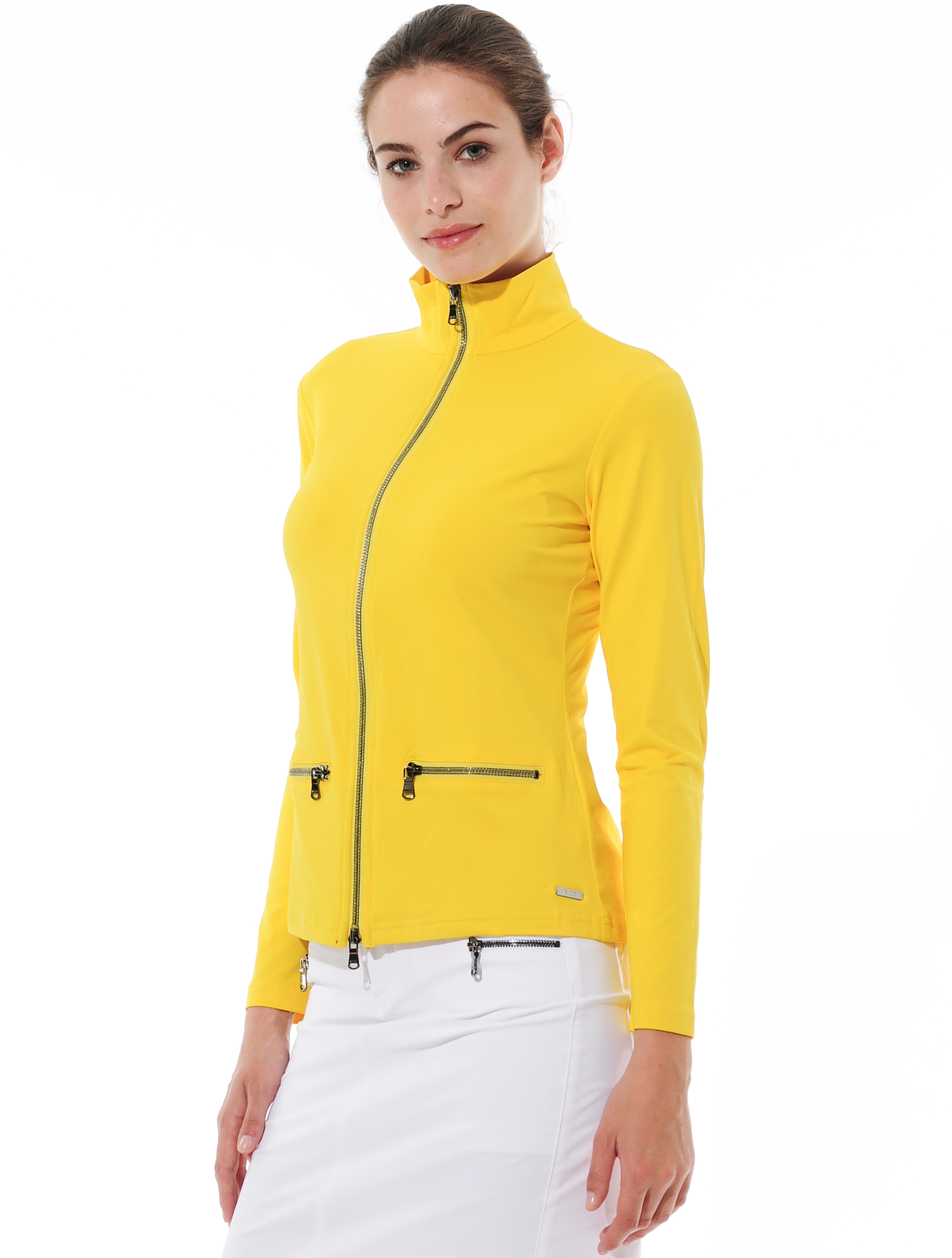 Jersey Full Zip Midlayer sun 