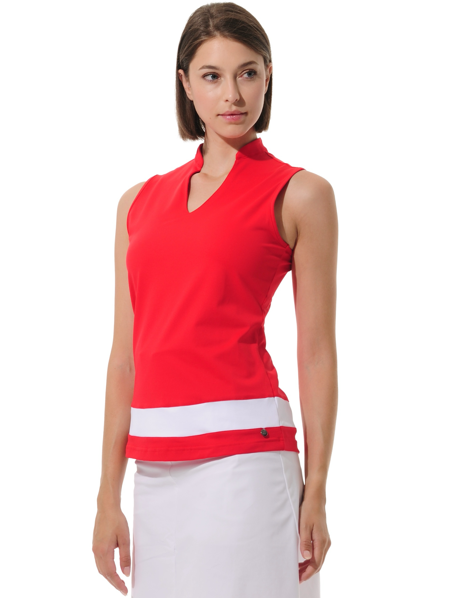 Jersey Golf Poloshirt red