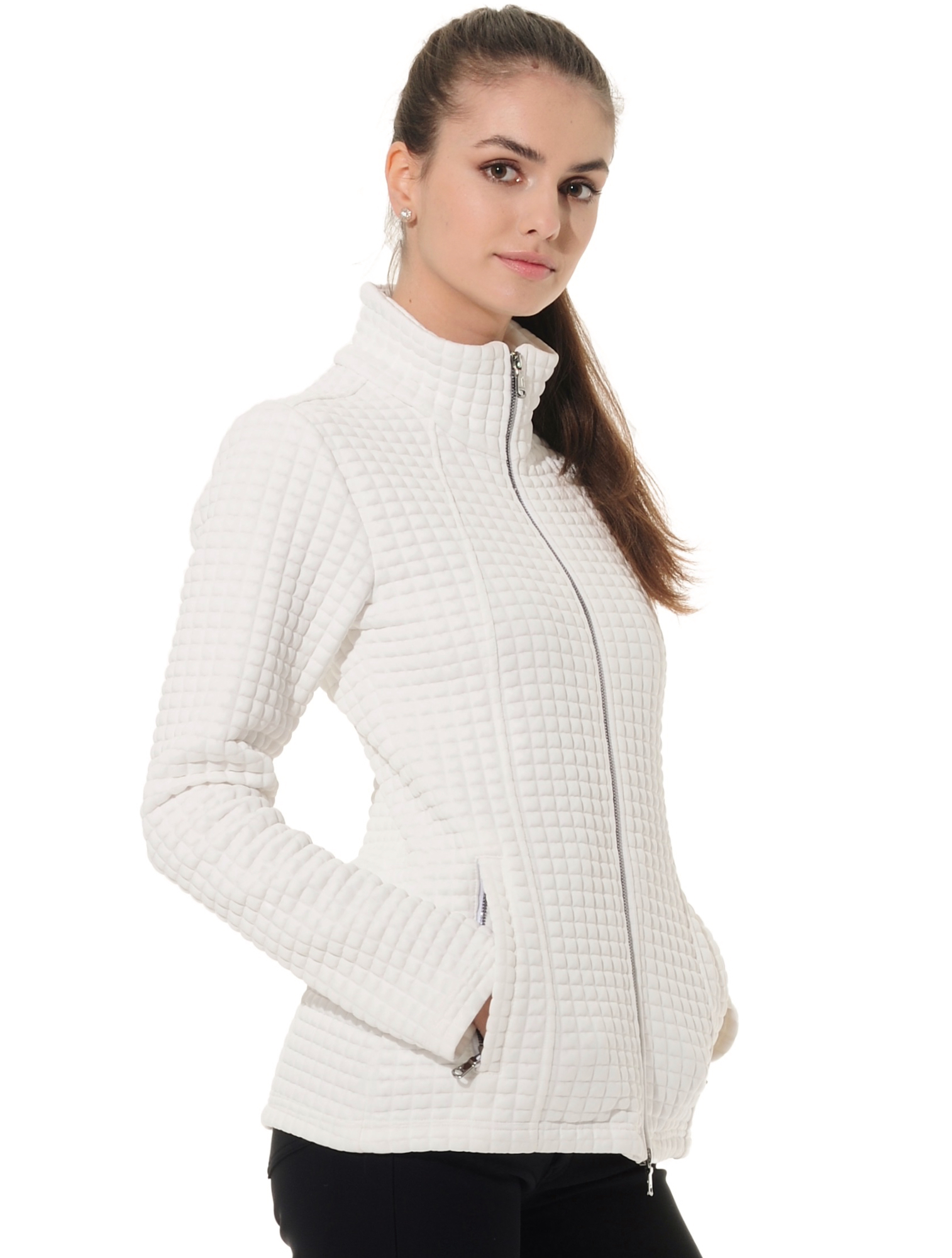 Veruno stretch jacket creamy white 